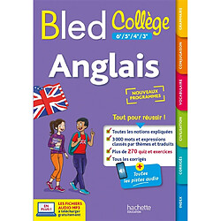 Bled anglais : collège, 6e à 3e : nouveaux programmes