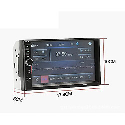 Universal 7 '' hd tactile écran bluetooth car stéréo radio fm fm fonction usb mp5 lecteur