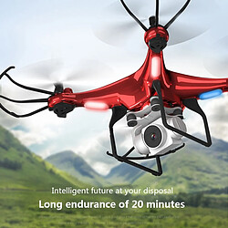 Universal X52 Drone HD WiFi Transmission FPV Quadcopter PTZ High Pressure Stable Altitude RC Helicopter Drone Static | RC Helicopter(Rouge)