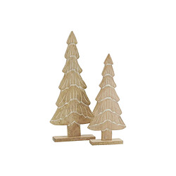 Aubry Gaspard Grands sapins en manguier blanchi (lot de 2).