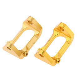 2pc support de moyeu avant pour rc 1/18 wltoys a949 a959 a969 upgrade parts jaune pas cher