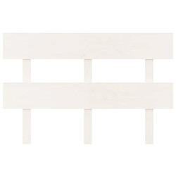 Avis Maison Chic Tête de lit scandinave,Meuble de chambre Blanc 144x3x81 cm Bois massif de pin -MN77538