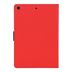 Avis Wewoo Housse Étui Coque FANCY DIARY pour iPad 10.2 en cuir à texture croisée avec fente carte et support et portefeuille rouge