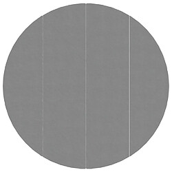 vidaXL Bâche de piscine gris clair Ø500 cm géotextile polyester