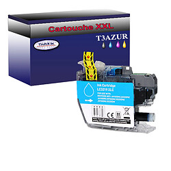 T3Azur Cartouche compatible Brother LC3217 / LC3219XL - Cyan