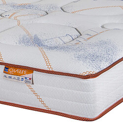 Ebac Matelas 140x190 Charline - Ressorts ensachés - Hauteur 26 cm - Soutien medium pas cher