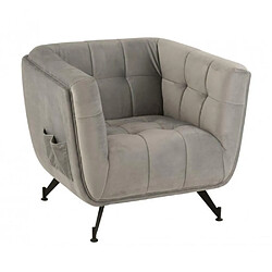 Inside 75 Fauteuil Lounge MARIANAH Gris Clair 