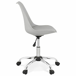 Avis Paris Prix Chaise de Bureau Design Amidon 81cm Gris