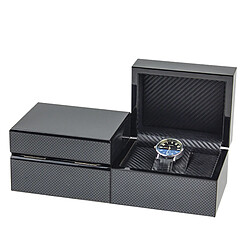 En Fiber de carbone Boîte de Montre pour Hommes Montre Vitrine Unique de Luxe Boîte de Montre, Montre-Bracelet Organisateur Boîte pas cher