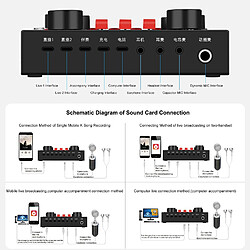 Table De Mixage Bluetooth Kit Microphone Studio Avec Bras Et Support Métal Noir YONIS pas cher