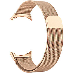 Avizar Bracelet pour Google Pixel Watch Acier Inoxydable Milanais Magnétique Rose Gold