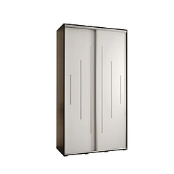 Abiks Meble Armoire Davos 12 À Portes Coulissantes 235,2/130/45 2 Portes