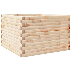 vidaXL Jardinière 70x70x45,5 cm bois de pin massif