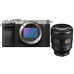 Sony Alpha a7CR (argent) Appareil photo sans miroir+ Sony FE 50mm f1.2 GM (SEL50F12GM)