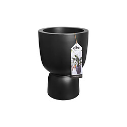 Pot de fleurs rond en plastique extérieur/intérieur Ø 41 cm Elho Pure Coupe noir