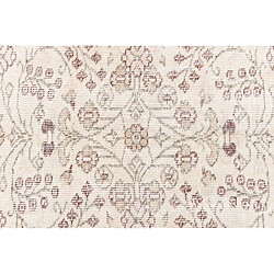 Avis Vidal Tapis de laine 259x140 beige Ultra Vintage