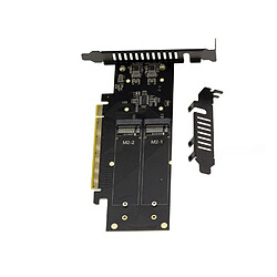 Avis Kalea-Informatique Carte PCIe 3.0 16x pour 4 SSD M.2 NVMe M Key (M2 NGFF). Mode Bifurcation uniquement.