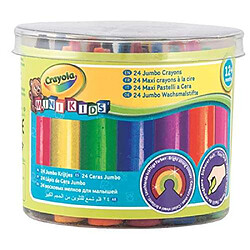 Crayola 24 maxi crayons cire couleurs assorties