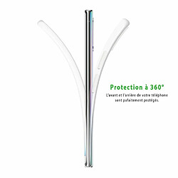 Acheter Evetane Coque Samsung Galaxy Note 10 Plus 360 intégrale avant arrière transparente