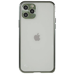 Coque en TPU + métal ultra-mince, mat, anti-chute pour votre iPhone 11 Pro Max 6.5 pouces - vert