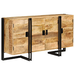 Helloshop26 Buffet bahut armoire console meuble de rangement bois de manguier massif 150 cm 4402145 pas cher