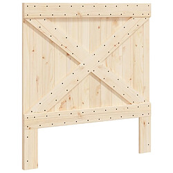 Maison Chic Tête de lit scandinave,Meuble de chambre 100x104 cm bois massif de pin -MN17187