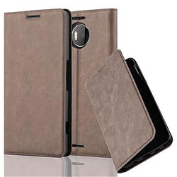 Cadorabo Coque Nokia Lumia 950 XL Etui en Brun