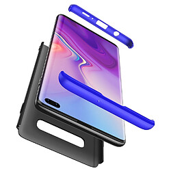 Avis Wewoo Coque Rigide Étui pour PC à couverture intégrale à trois étages Galaxy S10 + bleu noir