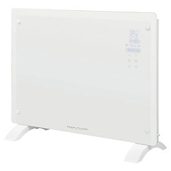 Convecteur en verre 1500W Blanc Proficare PC-GKH3118-Blanc