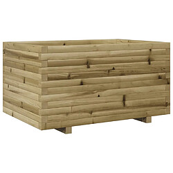 vidaXL Jardinière 90x60x49,5 cm bois de pin imprégné