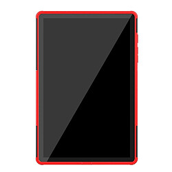 Avis Coque en TPU hybride anti-goutte de style cool avec béquille rouge pour votre Samsung Galaxy Tab S6 T860 T865