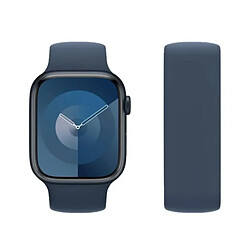 Kit 2x Bracelet En Silicone Lisse Phonecare Pour Apple Watch Ultra 2 (2024) - Bleu Foncé / Bleu Clair