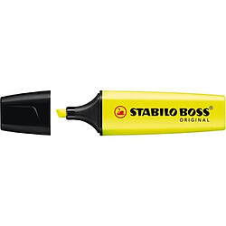 Newtons Pochette x 4 surligneurs STABILO BOSS ORIGINAL - jaune