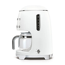 Acheter Cafetière filtre programmable 10 tasses 1050w blanc - dcf02wheu - SMEG