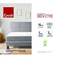 Sommier 140x190 cm EPEDA MEDIUM EGERIE 2 pas cher