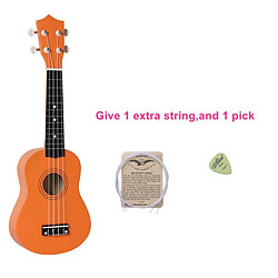 Wewoo Orange Ukulele Enfants Musical Instrument d'Illumination