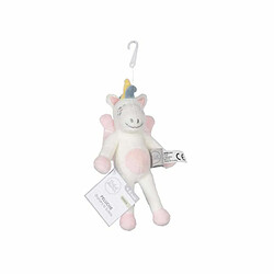 Paris Prix Peluche pour Bébé Anémone la Licorne 24cm Rose