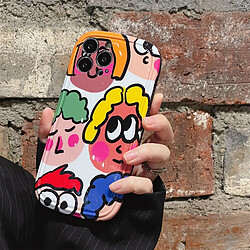 Avis GUPBOO Étui pour iPhone12 Étui de téléphone portable de dessin animé de méchant graffiti plein écran