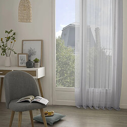 Atmosphera, Createur D'Interieur Voilage Moly - 135 x 240 cm - Gris clair