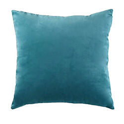 Wewoo Taie d'oreiller souple couleur unie velourstaille 45 cm * 45 cm bleu mer sans noyau