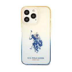 Us Polo U.S Polo Coque de Protection pour iPhone 14 Pro Max Double Horse Bleu