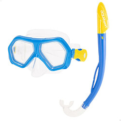 Masque de Plongée avec Tube pour Enfants AquaSport Bleu (4 Unités)