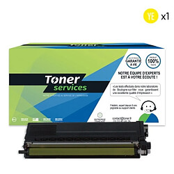 TONER SERVICES Compatible Brother TN325 Toner Jaune TN325Y (BTTN325YR)