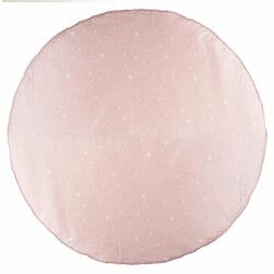 Tapis Déco Enfant Étoiles 120cm Rose