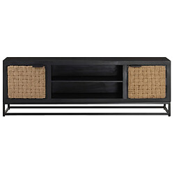 Maison Chic Meuble TV scandinave - Banc TV pour salon 120x30x40 cm Bois massif de manguier -MN99364