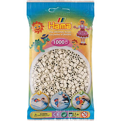 HAMA Sachet de perles 1.000 pièces, Blanc