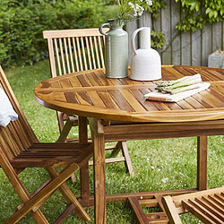 Avis Wilsa Garden Salon de jardin en teck huilé Sofia Table et 6 chaises