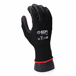 Avis Gants de travail EDM Nitrile Métal Industriels Noir Lycra - 8