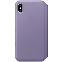 Apple Étui de téléphone portefeuille Leather Folio pour l'iPhone Xs Max - Lilac