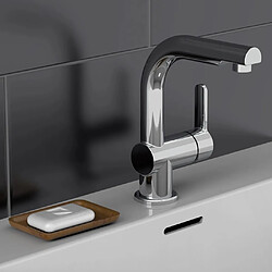 SCHÜTTE Mitigeur de lavabo avec spray rétractable LONDON chrome